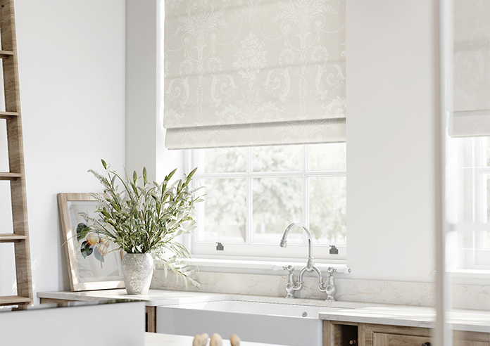 Laura Ashley Josette, Dove Grey - Twist&Fit Roman Blind - Image 5